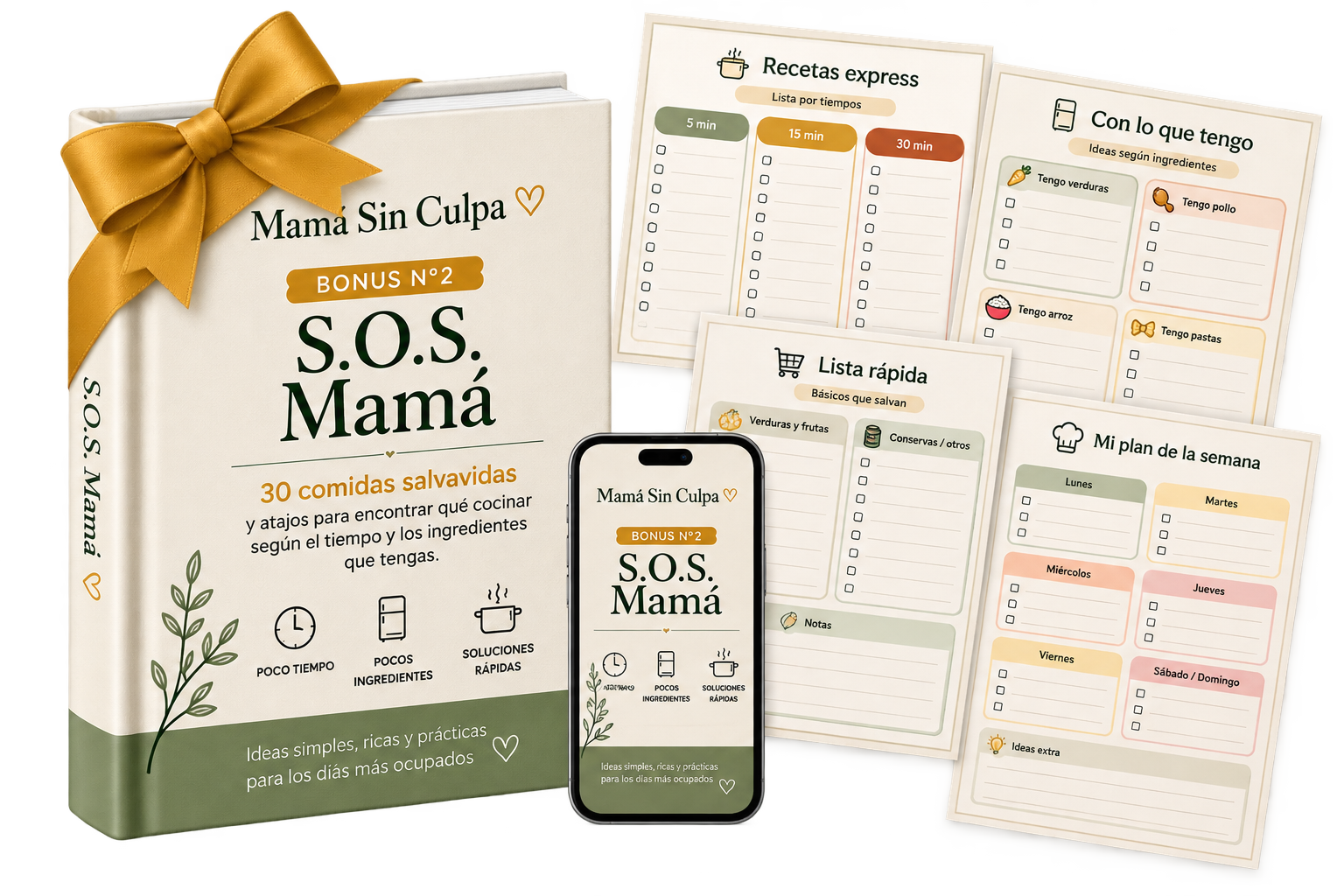 S.O.S. Mamá — 30 comidas salvavidas